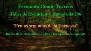 Taller de Evolución y Autoayuda 206 Frutos segundos de la Encuesta