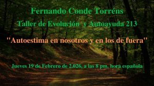 Taller de Evolución y Autoayuda 213 Autoestima en nosotros y en los de fuera
