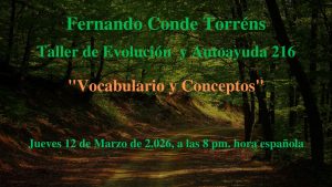 Taller de Evolución y Autoayuda 216 Vocabulario y Conceptos